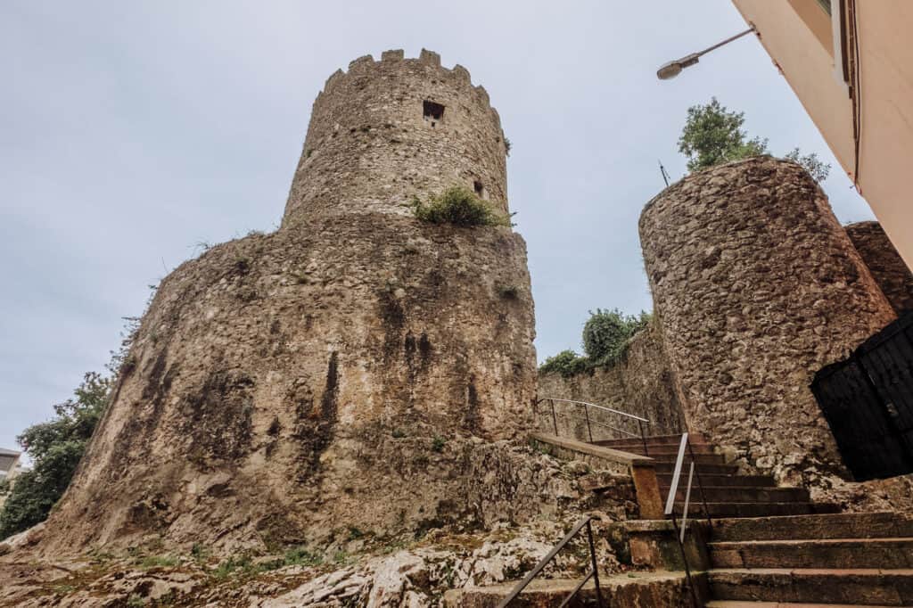 Castle in Llanes Spain