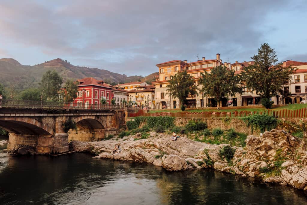 Cangas de Onis in Spain