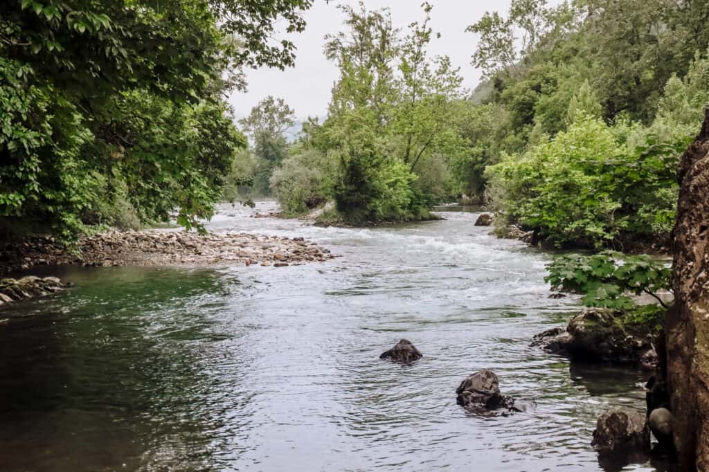 Sella River in Cangas de Onis