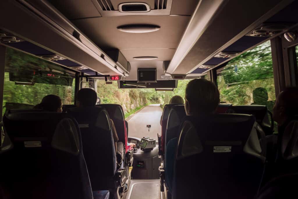 Bus from Cangas de Onis
