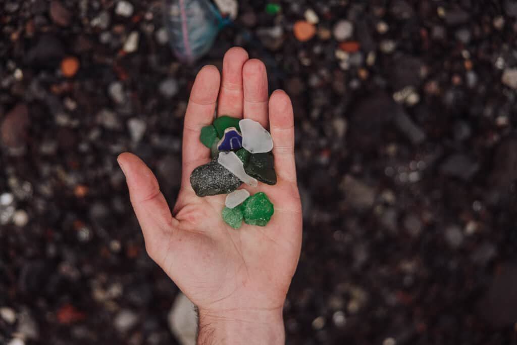 Azores beaches sea glass