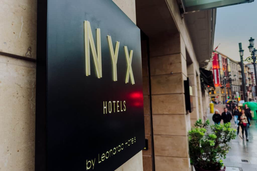 NYX Hotel sign