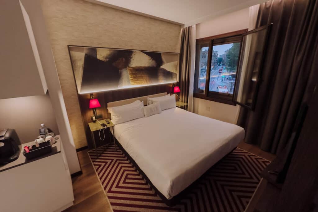 NYX Hotel Bilbao bedroom 