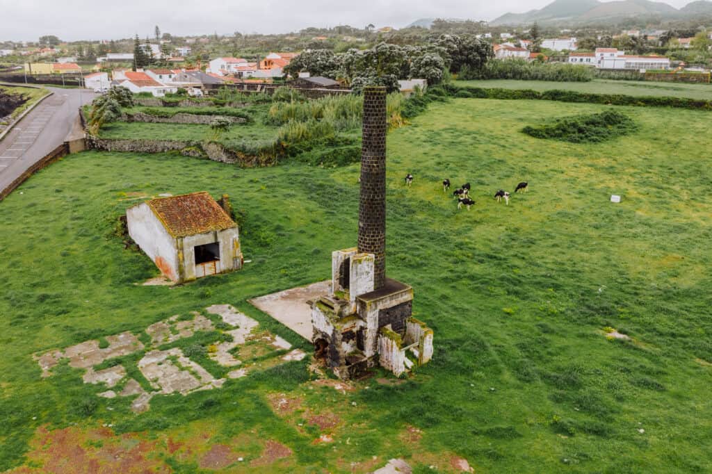 Old whaling factory in the Azores