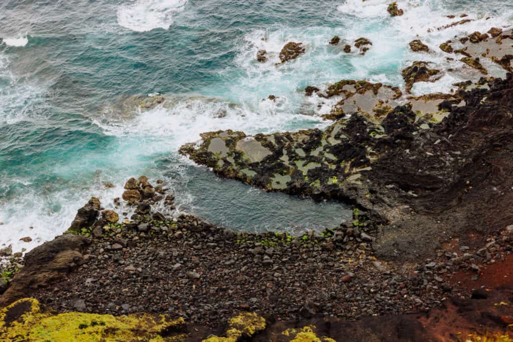 Azores hot springs: Ponta da Ferraria