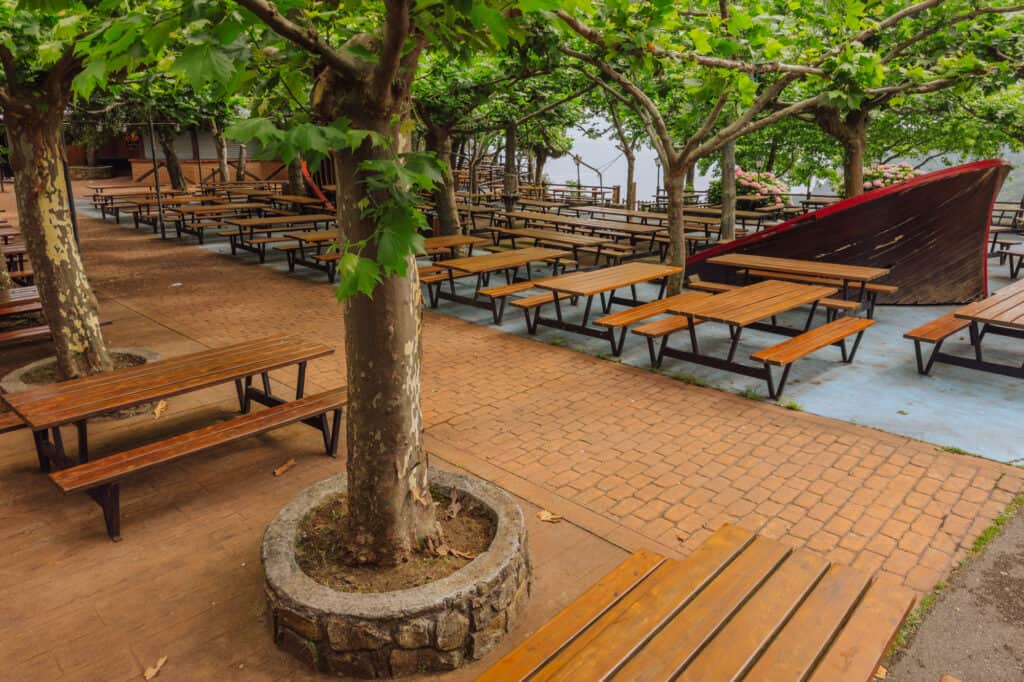 Restaurant in Gaztelugatxe Spain
