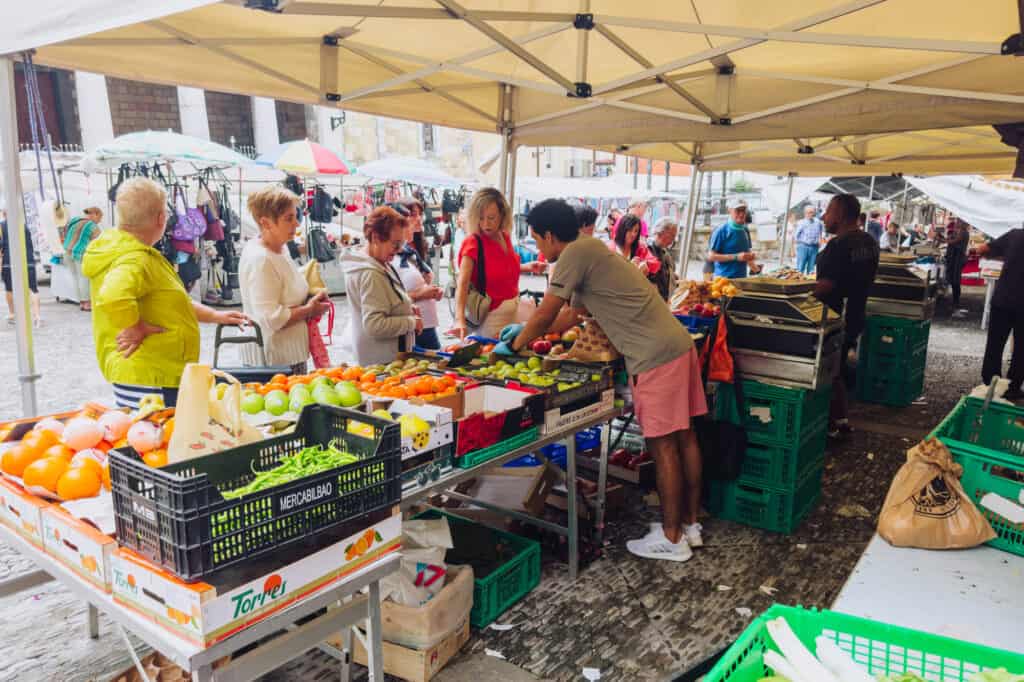 Bermeo Spain market