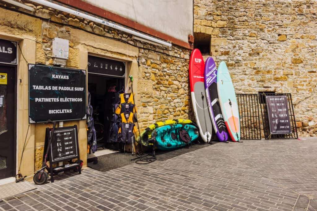 San Sebastián kayak rental
