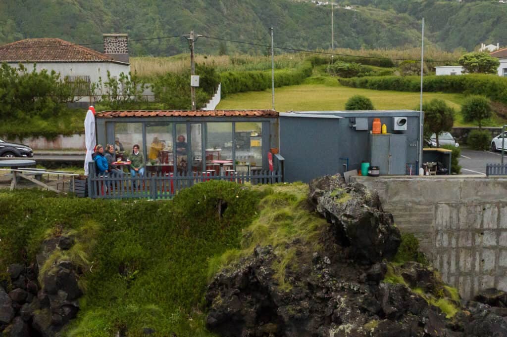Sunset Steve's bar in the Azores