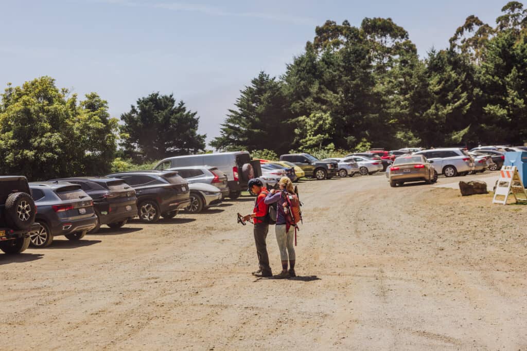 Palomarin Trailhead parking lot