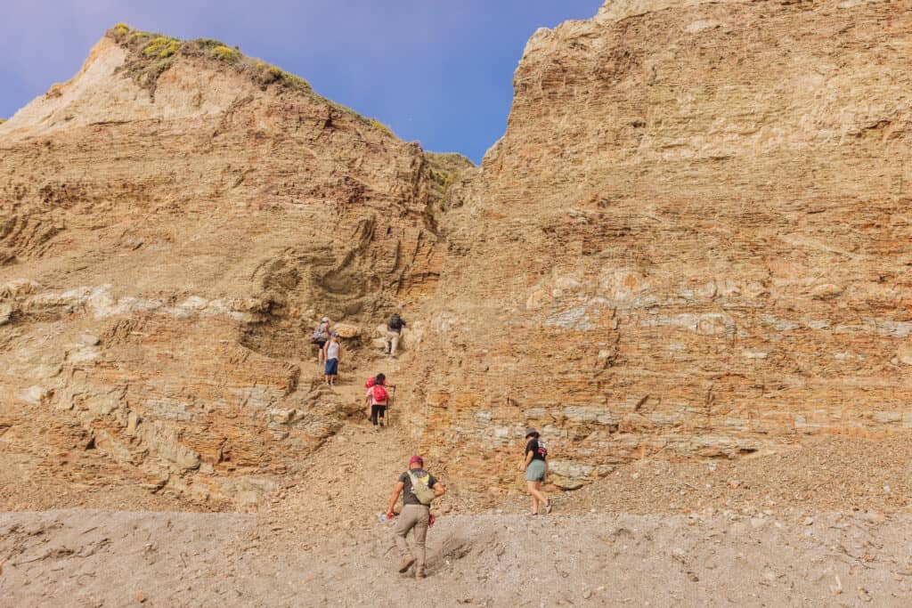 Alamere Falls shortcut from the beach