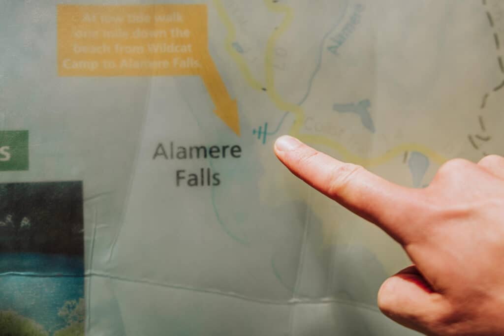Alamere Falls trailhead