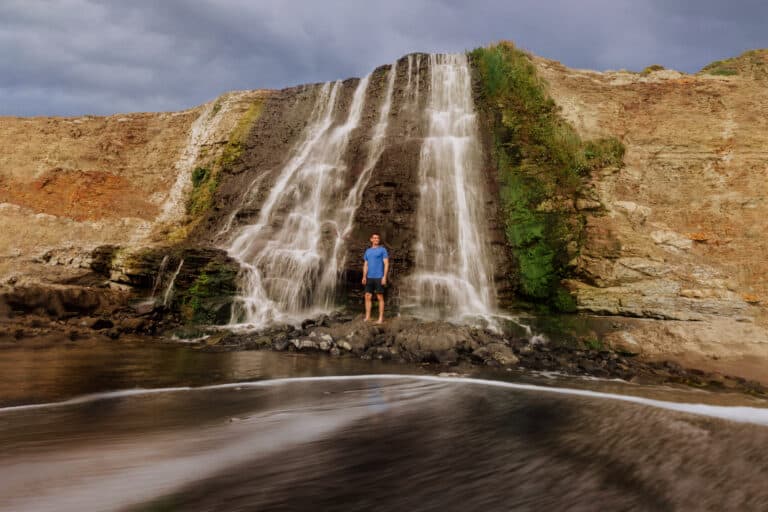Jared Dillingham at Alamere Falls in Point Reyes