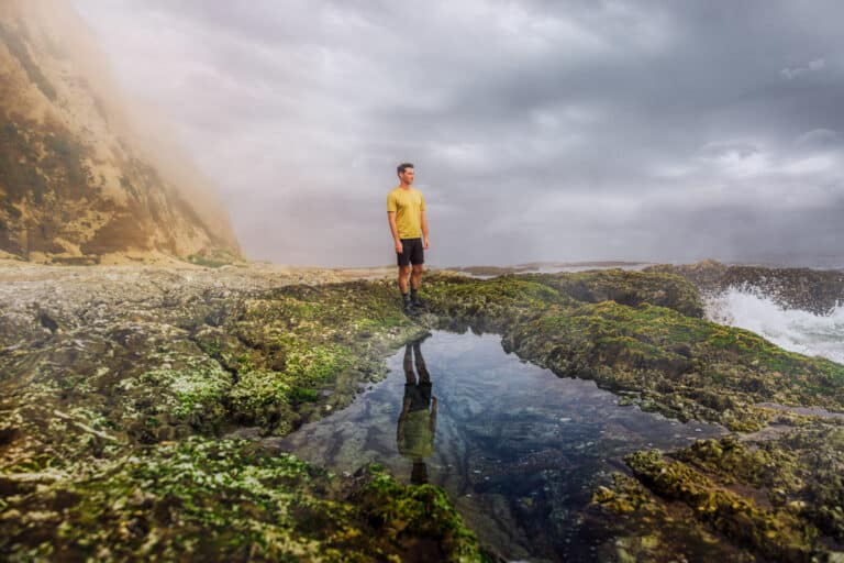 Jared Dillingham at Sculptured Beach, California