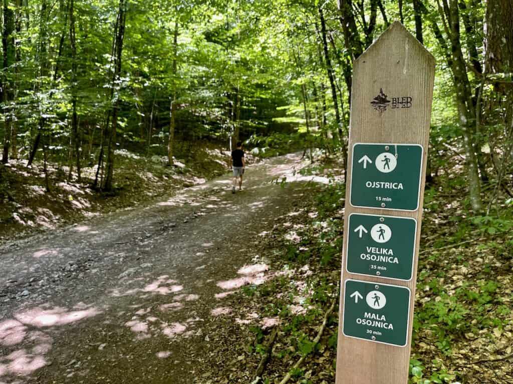 Hiking at Lake Bled