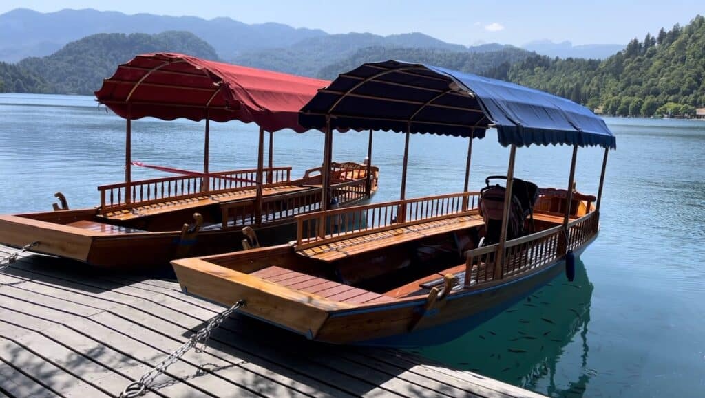 Lake Bled's boats