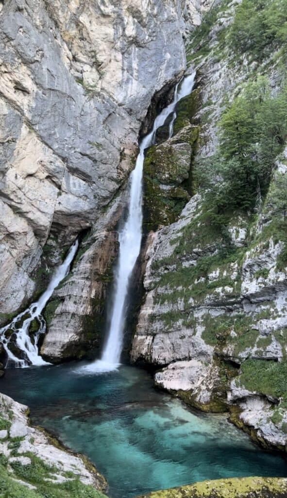 Savica Waterfall in Slovenia
