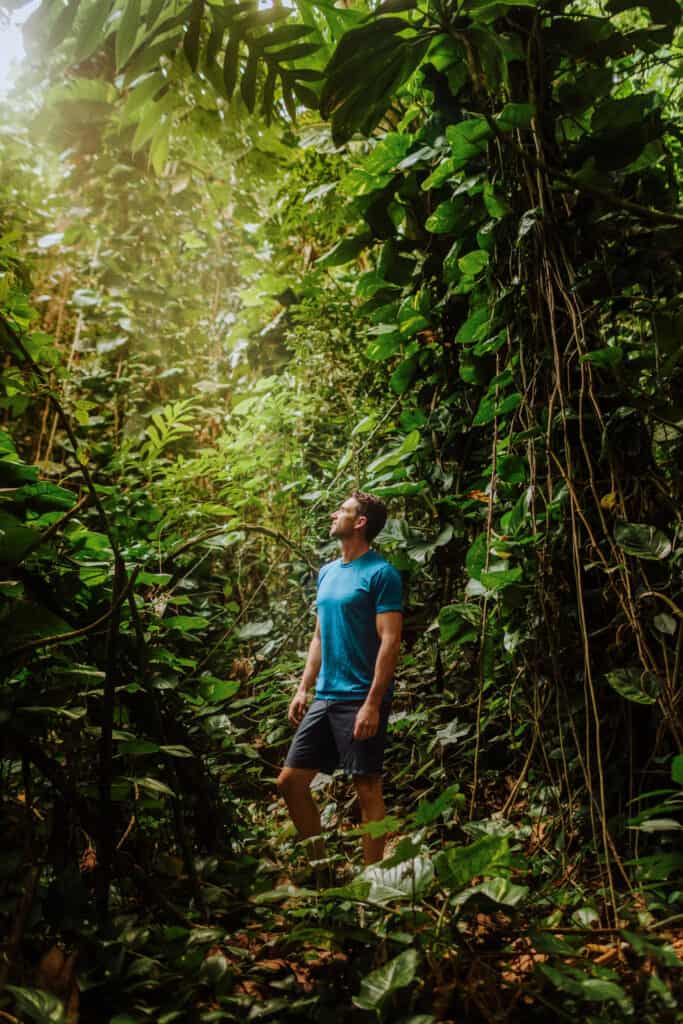 Jared Dillingham, hiking on Maui