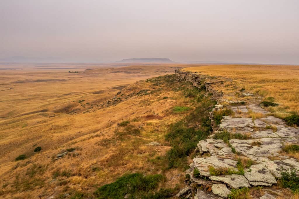 First People's Buffalo Jump near Great Falls, Montana