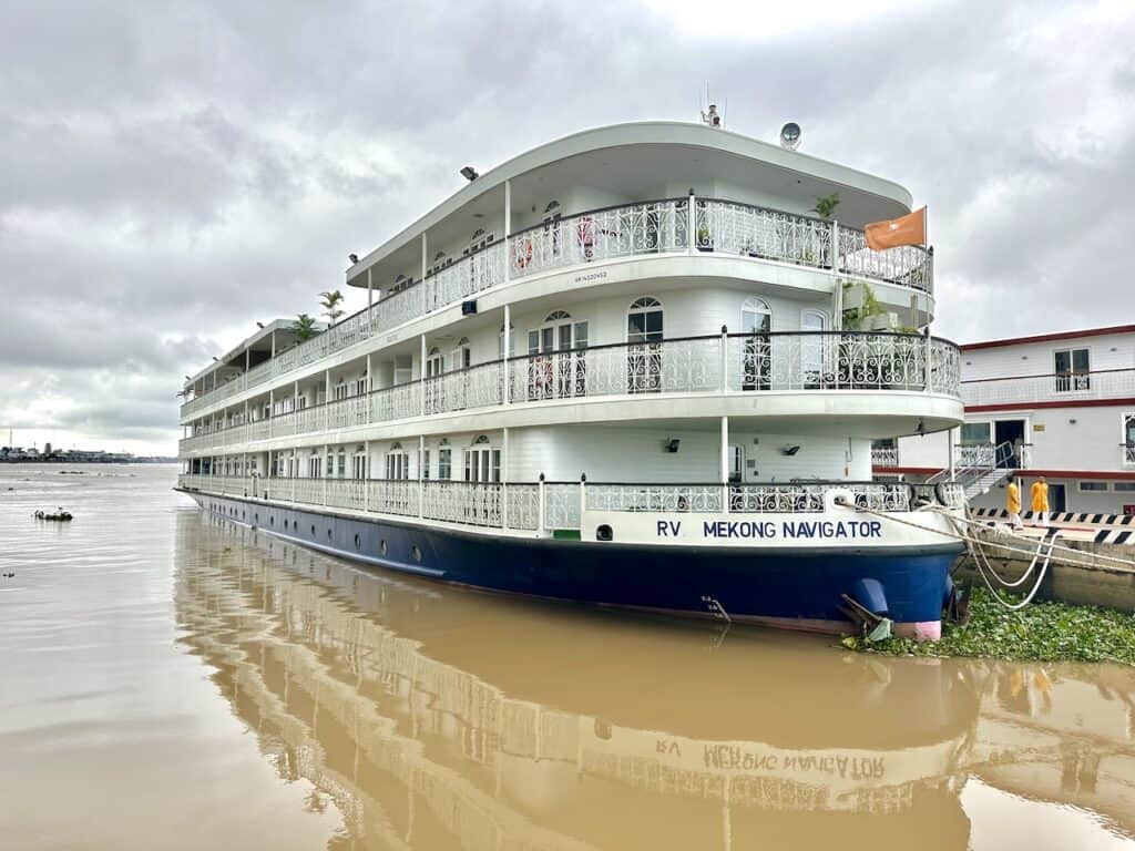 Mekong River cruise ship