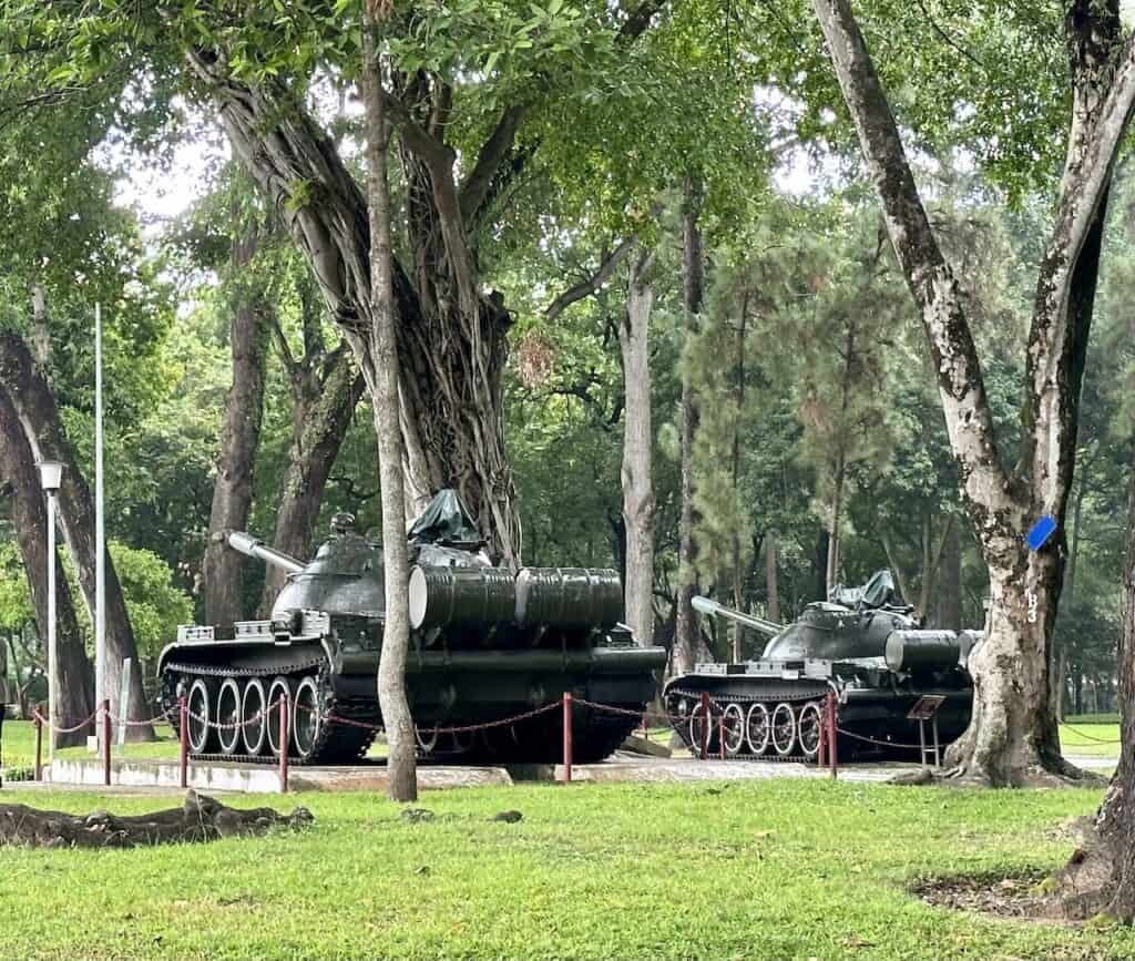 Independence Palace on a Saigon walking tour