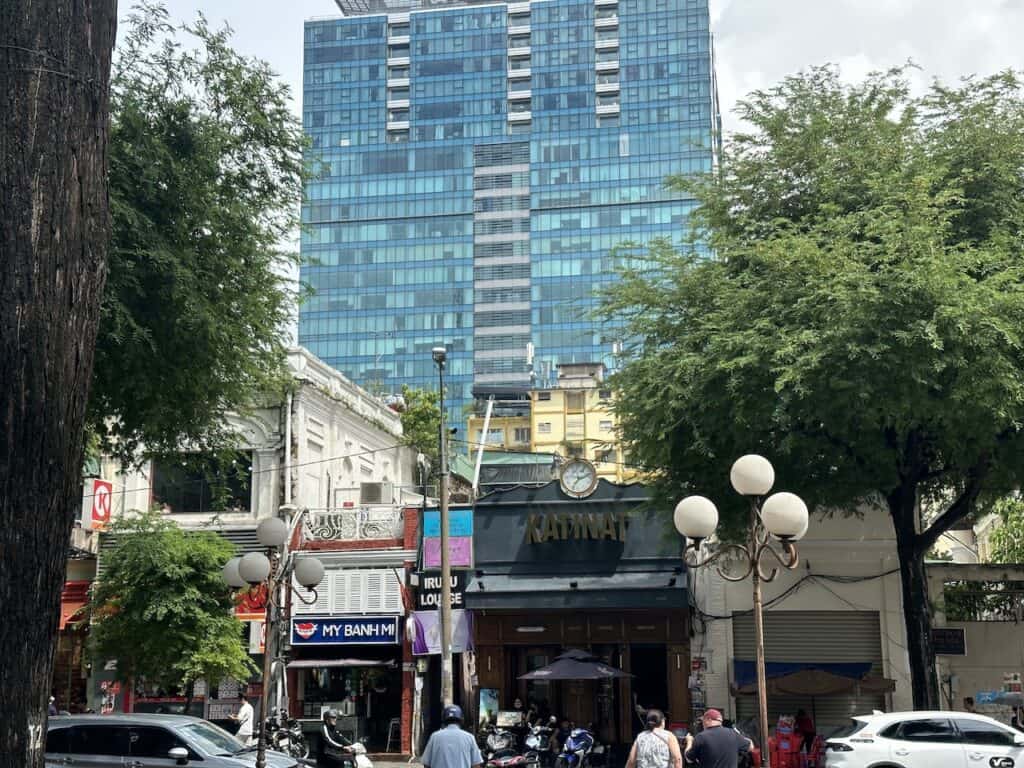 Last helicopter out of Saigon building today