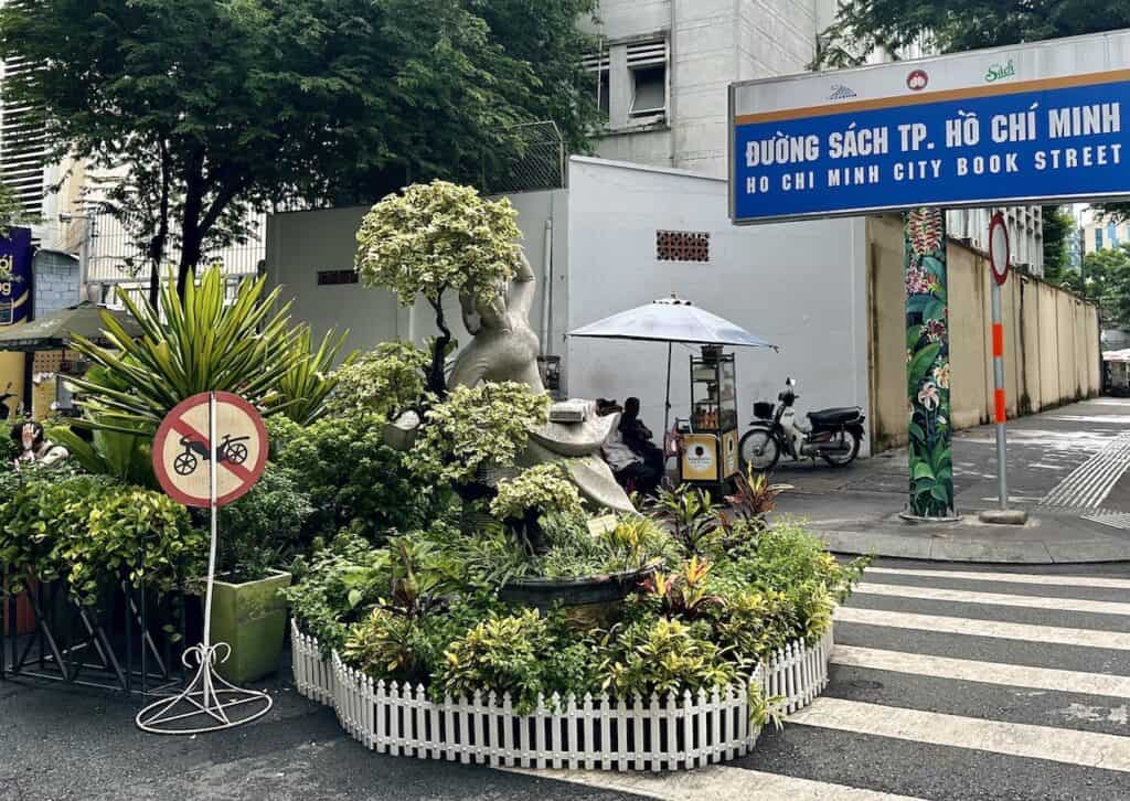 Book Street in Ho Chi Minh City
