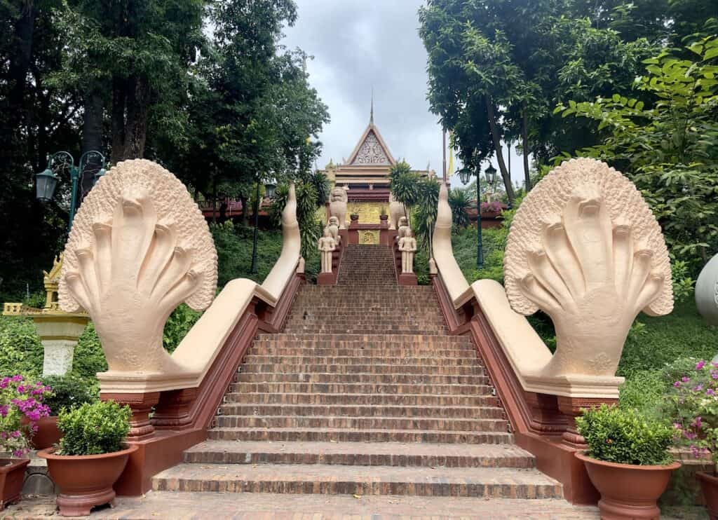 Wat Phnom in Phnom Penh, Cambodia