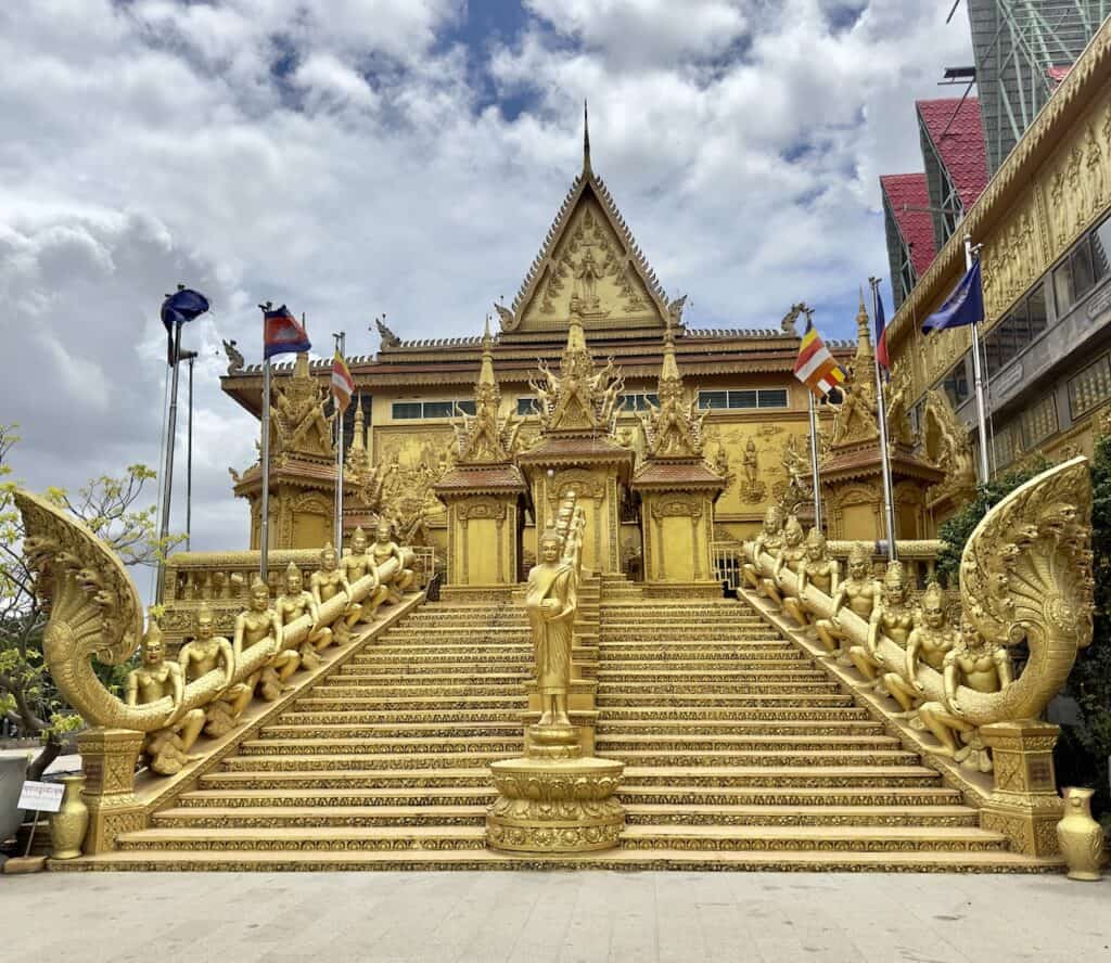 Temple in Phnom Penh Cambodia