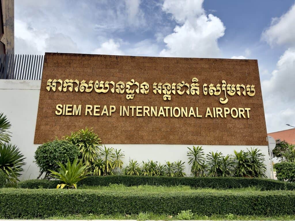 Siem Reap International Airport in Cambodia