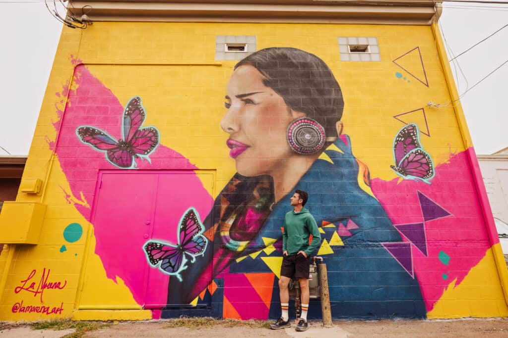 La Morena mural in Great Falls, MT