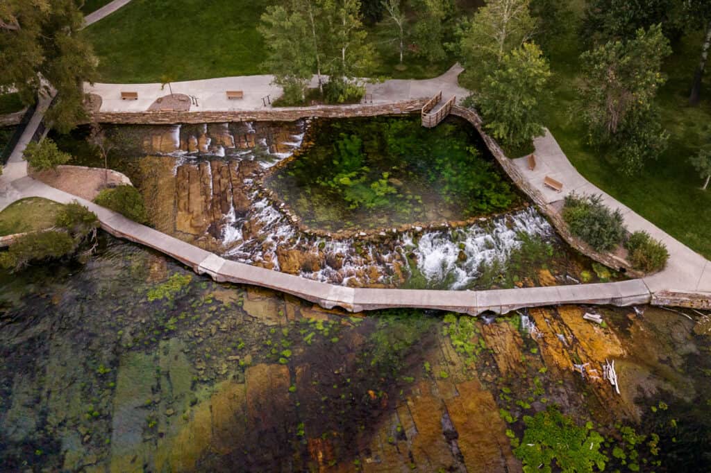 Giant Springs State Park in Great Falls Montana
