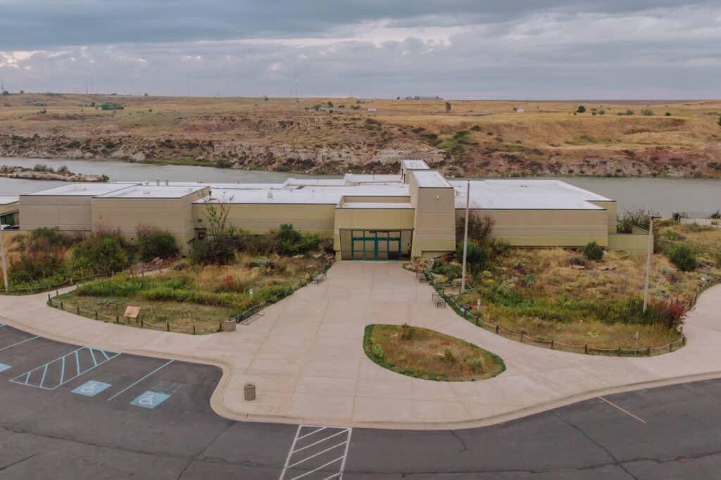 The Lewis and Clark Interpretive Center in Great Falls, Montana
