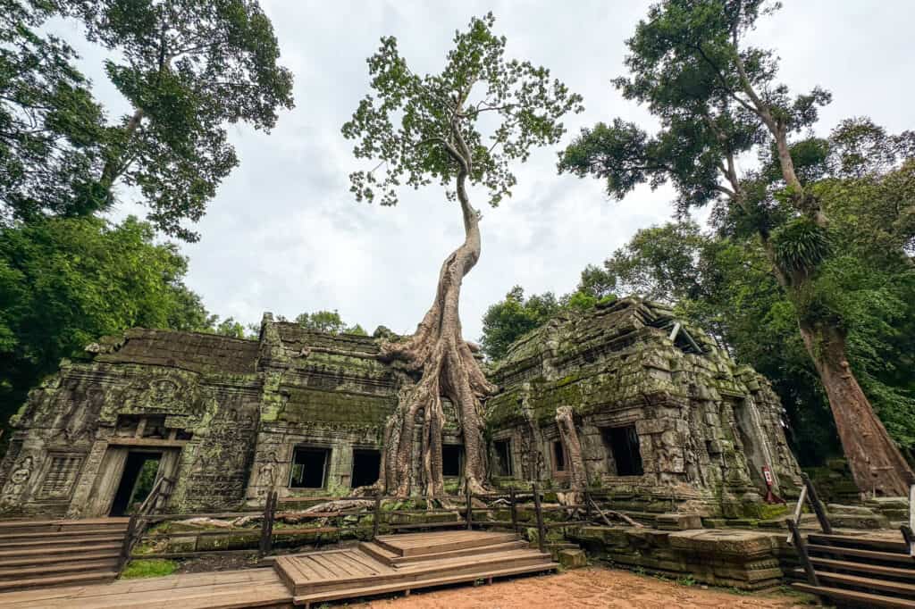 A temple near Siem Reap, Cambodia