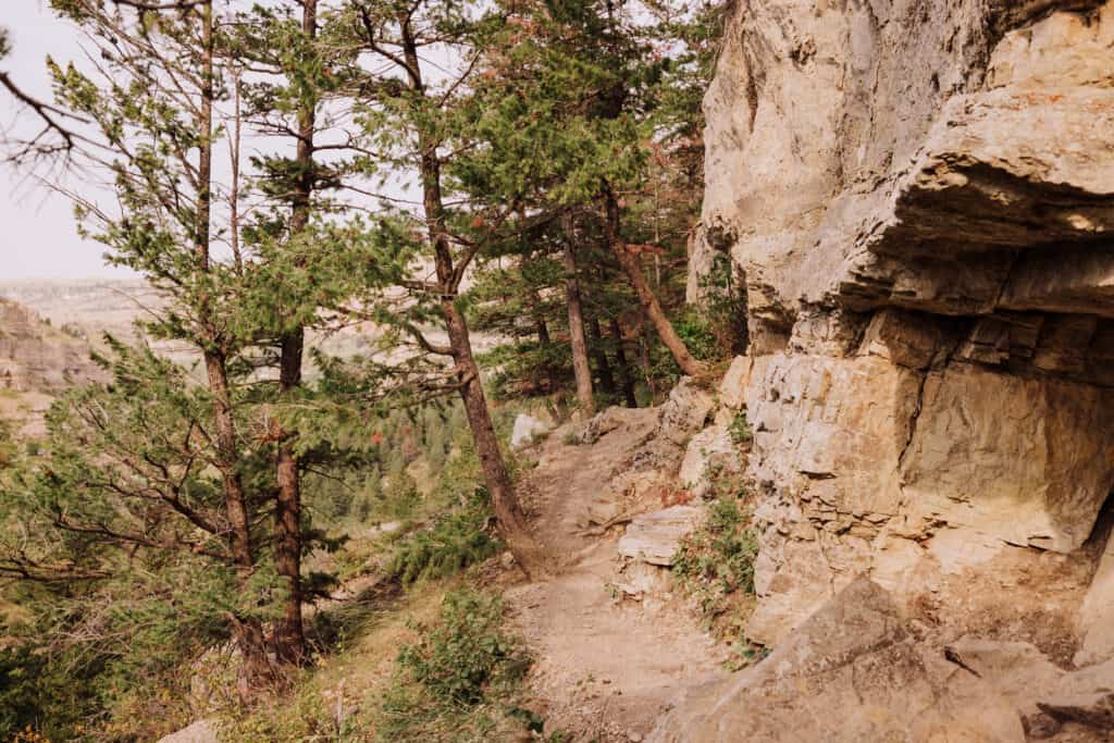 Hikes near Great Falls, MT, include the trails at Sluice Boxes State Park