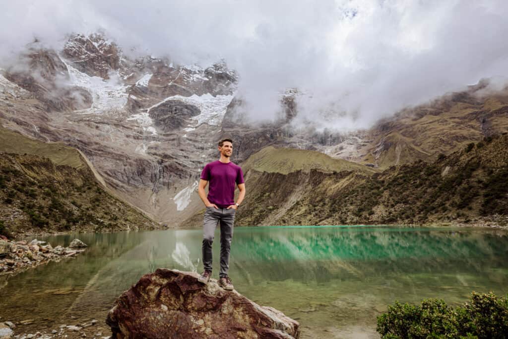 Jared Dillingham at Laguna Humantay in Pery