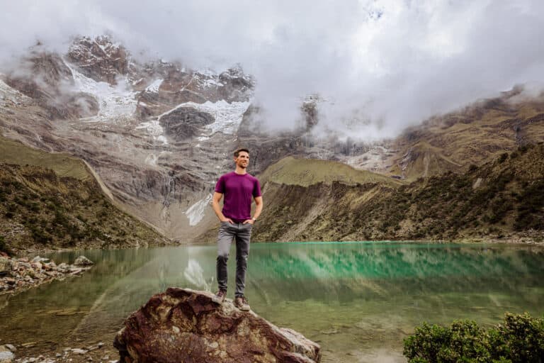 Jared Dillingham at Laguna Humantay in Pery