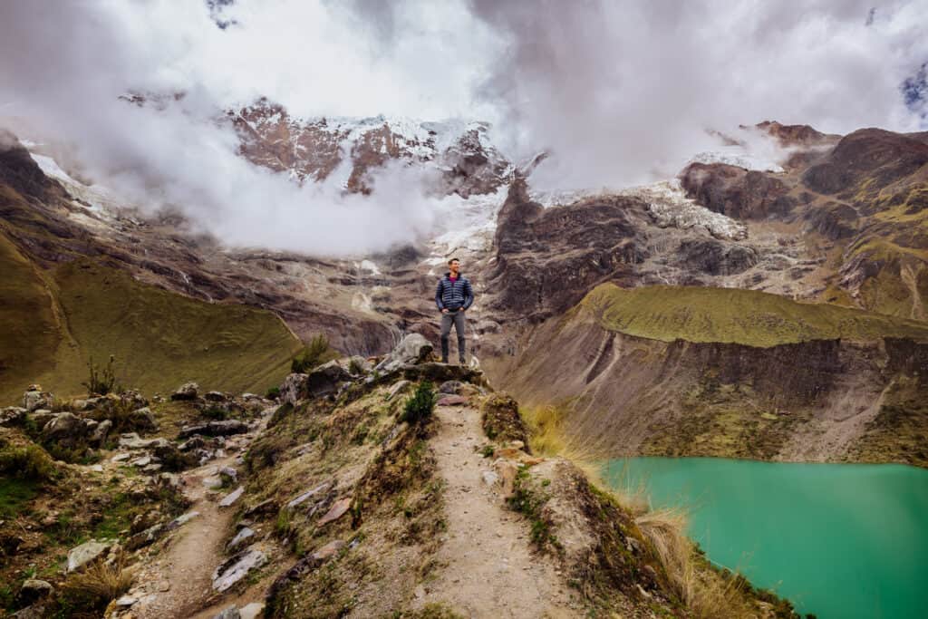 Jared Dillingham at Humantay Lake in Peru