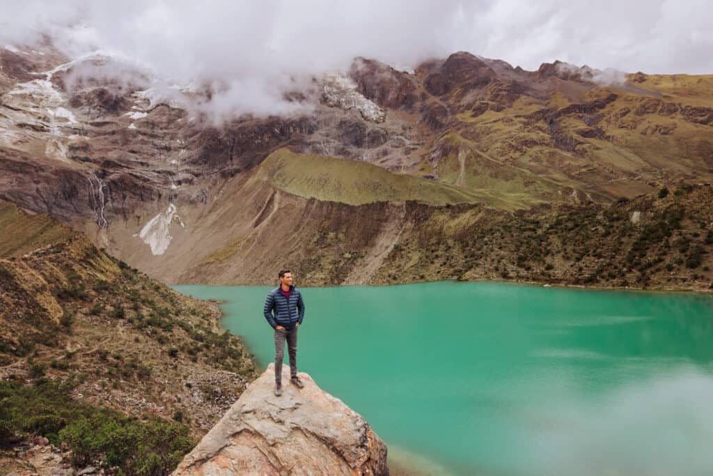 Jared Dillingham at Laguna Humantay near Cusco Peru