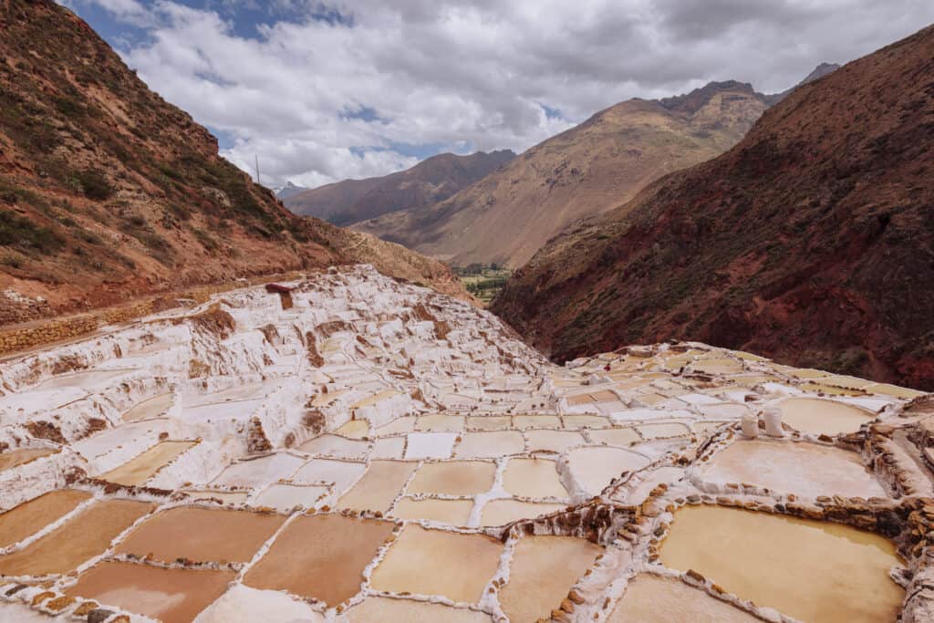 Salt mines of Maras Peru