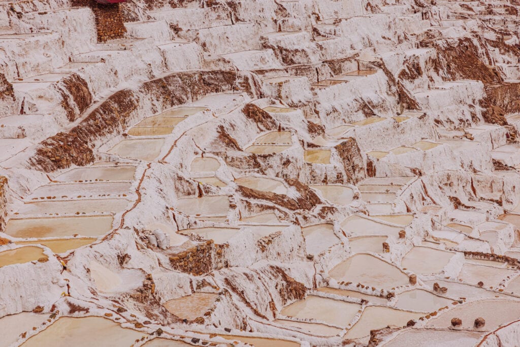 Terraced salt pans at Maras