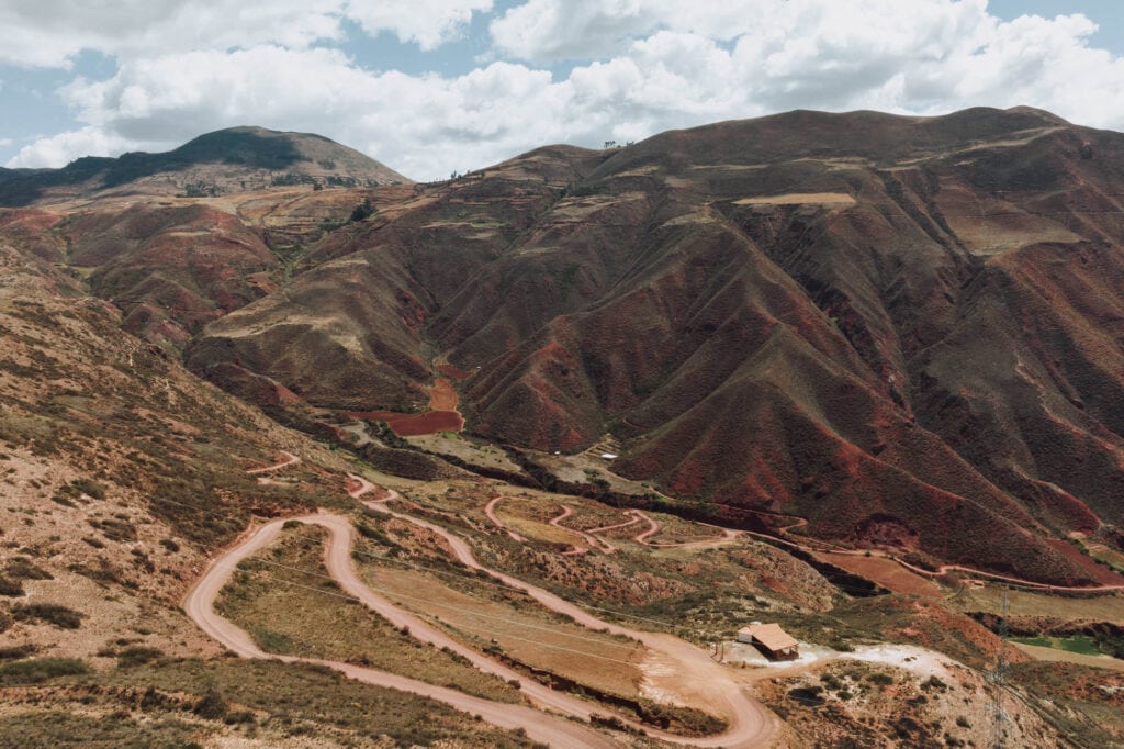 Road to Moray Peru