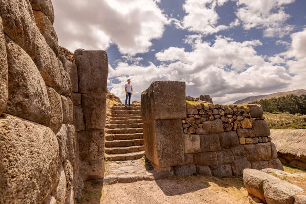 Jared Dillingham at the Cusco ruins