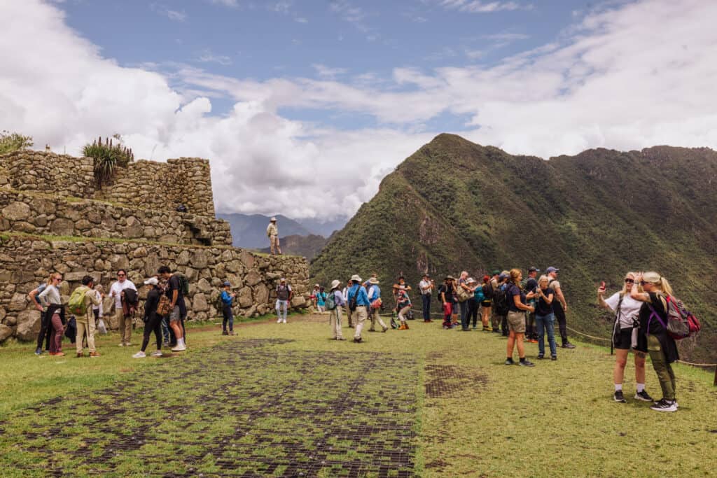 Machu Picchu peak season crowd