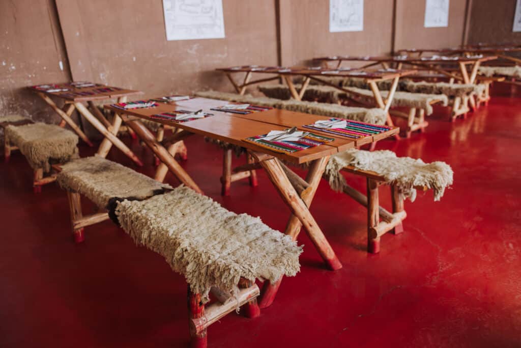 Restaurant in Peru, near Pallay Punchu