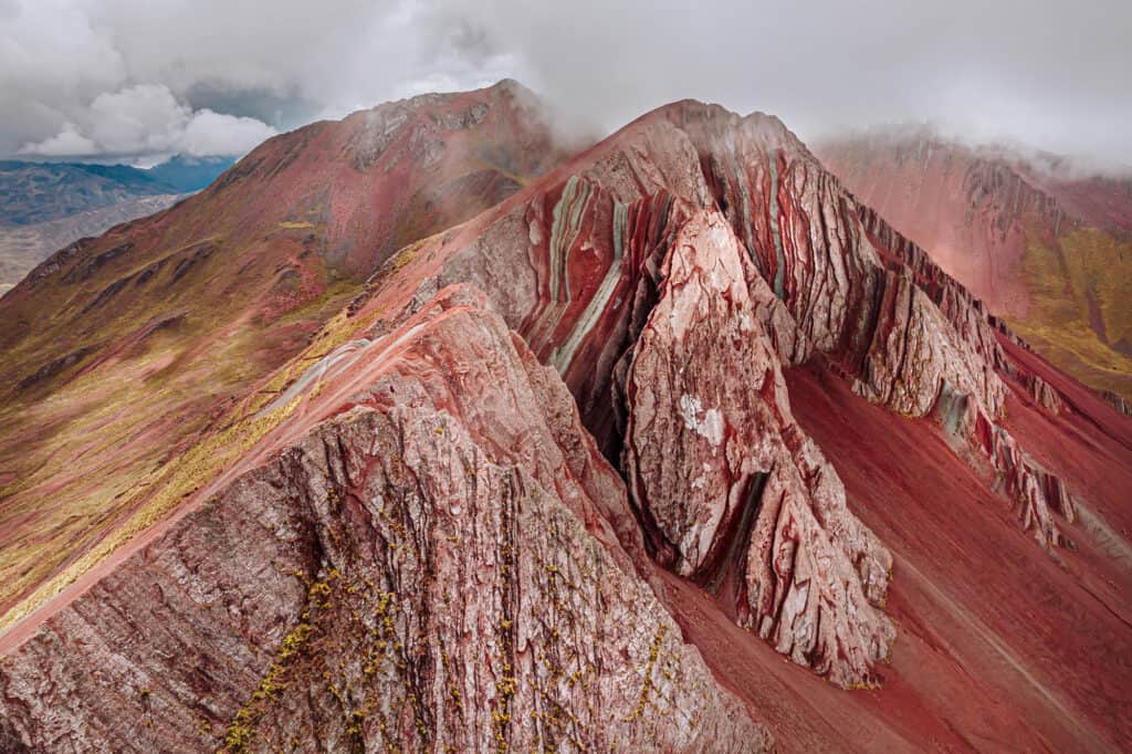 The new rainbow mountain near Cusco