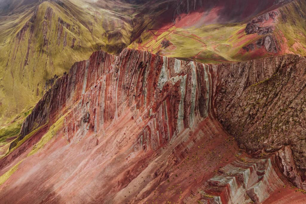 The new rainbow mountain in Peru: Pallay
