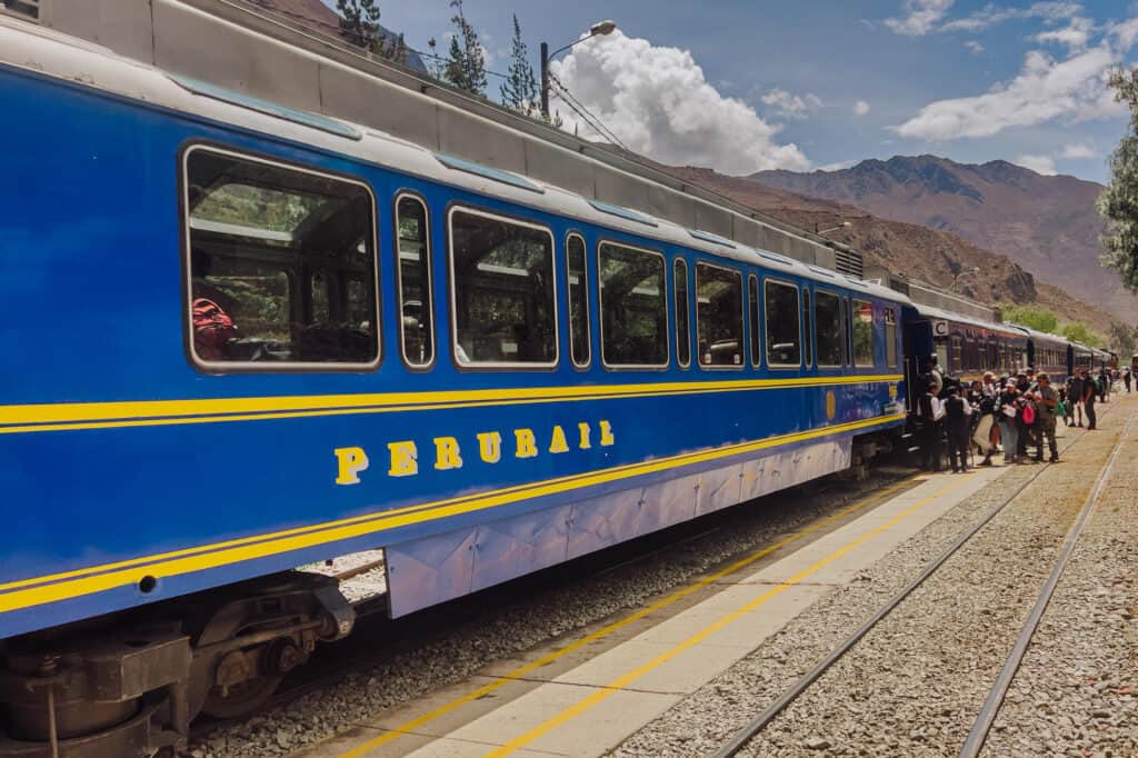 PeruRail Train to Aguas Calientes