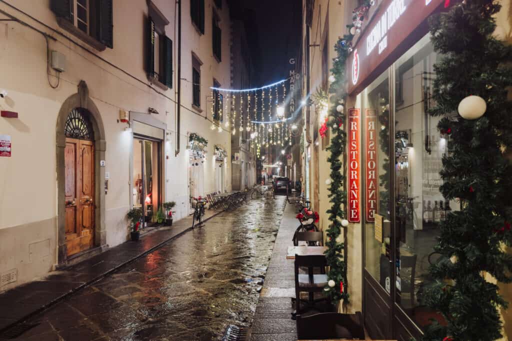 December in Florence Italy