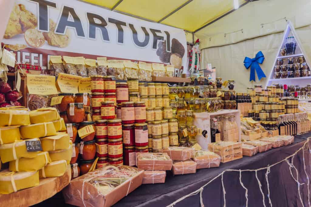 Christmas market at Santa Croce in Florence